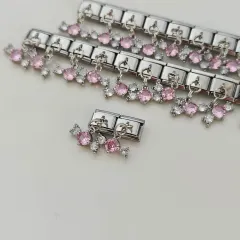 Nomination Bileklik Pembe Şeker Charm