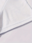 Baskılı Oversize Bisiklet Yaka T-shirt - Beyaz
