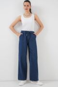 Geniş Paça Kot Pantolon 6706 - A.Lacivert