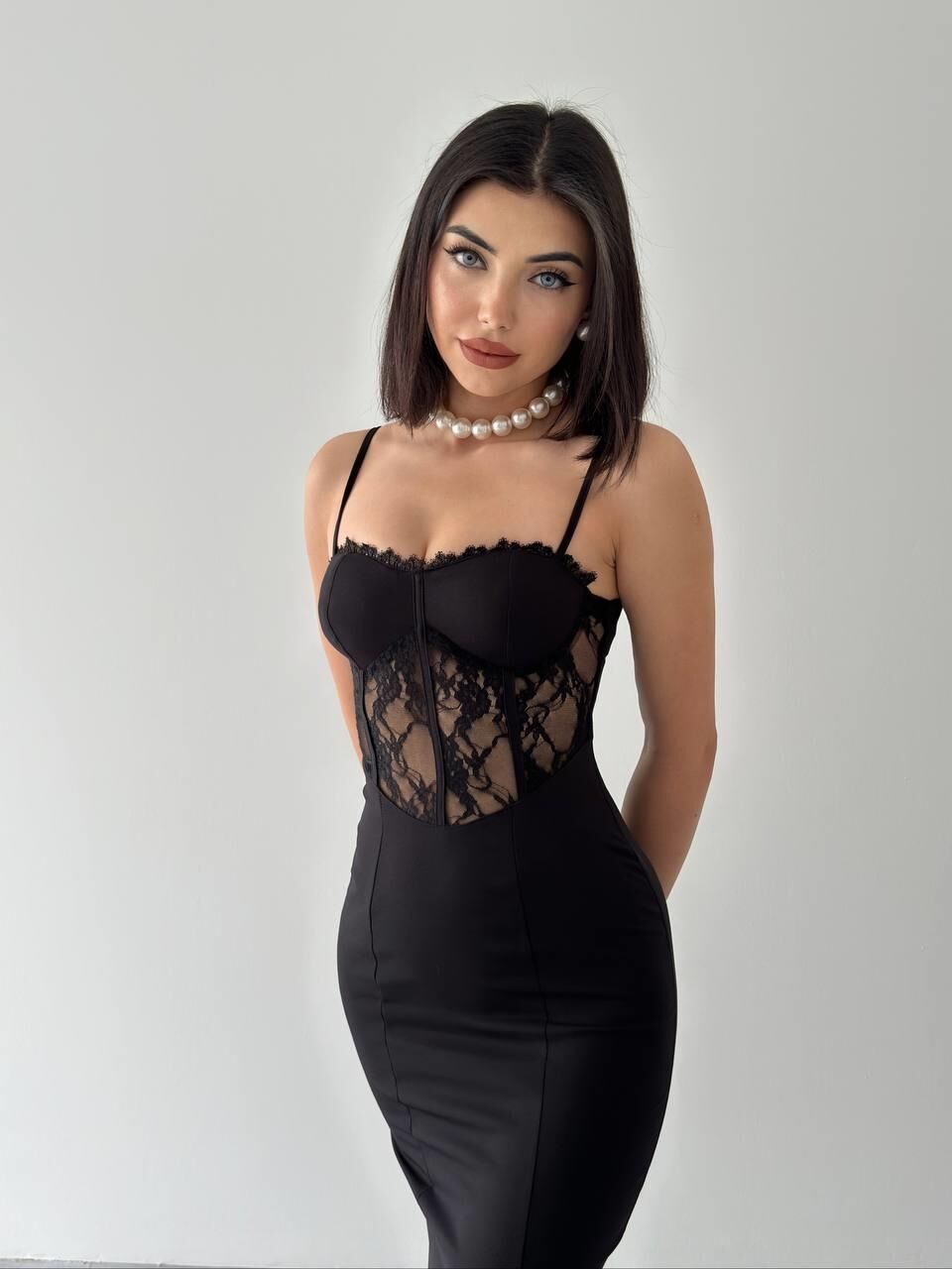 Begonia İp Askılı Elbise