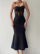 Begonia İp Askılı Elbise