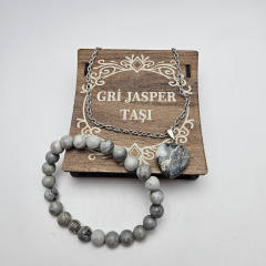 Gri Jasper Taşı