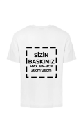 Tişört Tasarla 20/1 Kumaş - Beyaz