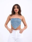 6222 KOT CROP-MAVİ