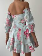 Rucka Belden Bağlamalı Mini Elbise