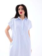 7450 ELBİSE-MIAMI ÇİZGİLİ