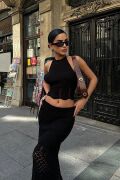 Adela Kroşe Etek Takım 9504-01