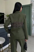 Sırt Dantel Detay Premium Takım Elbise 10031