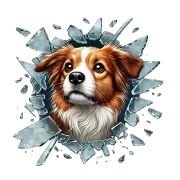 Fulcar Australian Shepherd Araç Stickerı