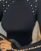 Kadın Boğazlı Inci Detay Fırsat ürün Bluz