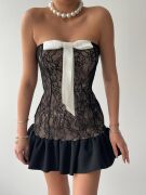 Vencover Straplez Elbise
