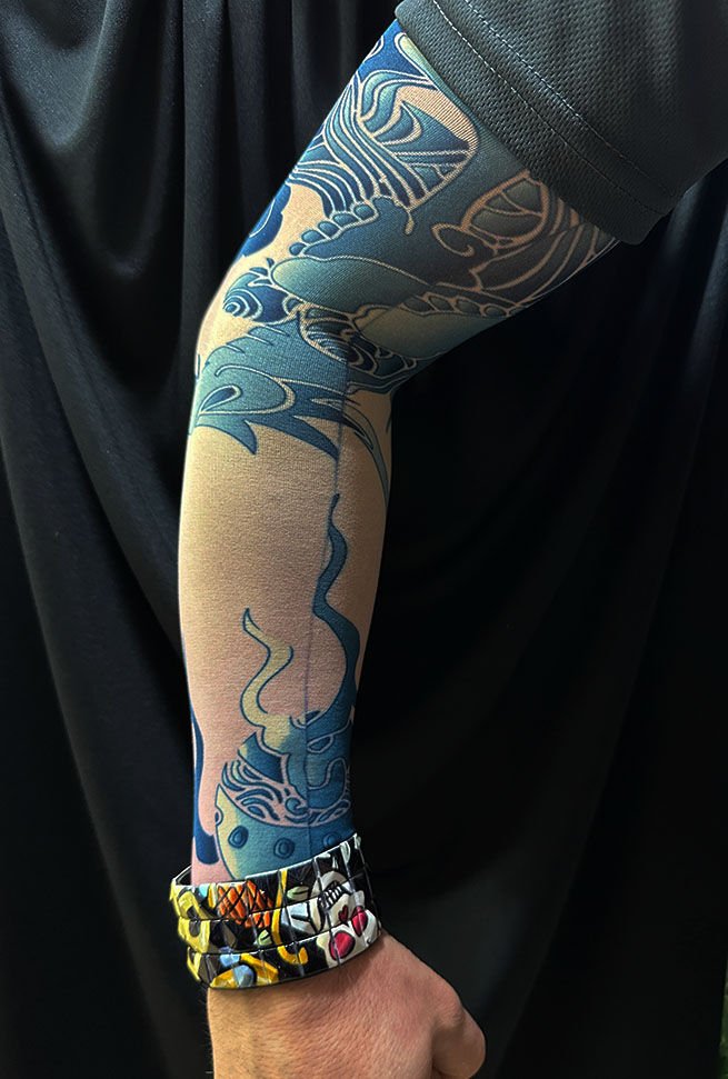 Giyilebilir Kol Ve Bacak Dövmesi 3D Baskılı 2 Adet Model  1