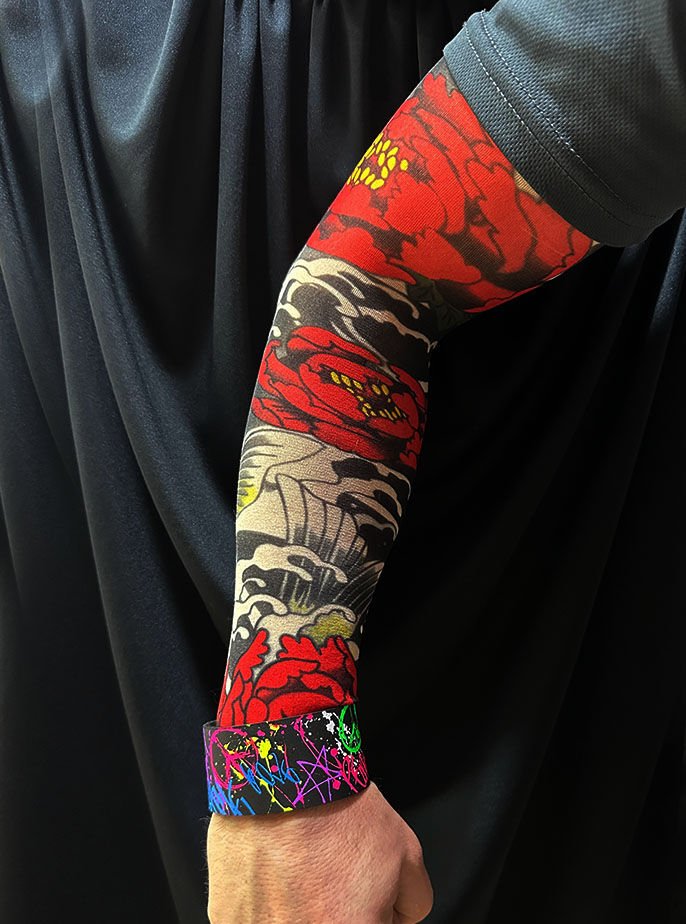 Giyilebilir Kol Ve Bacak Dövmesi 3D Baskılı 2 Adet Model 2