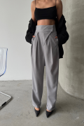TASARIM PANTOLON - Gri