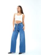 7398 KOT PANTOLON-MAVİ