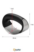 BUFFER® Yeni Sarımsak Ezici Paslanmaz Çelik Garlic Press