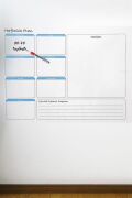 BUFFER® Haftalık Planlayıcı Manyetik Duvar Stickerı Takvim 56 cm x 70 cm