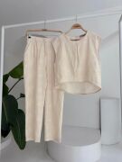 Shalina Süzüne Nakışlı Crop Takım 9796-08