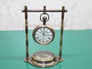 Masa Üstü Pirinç Saat Model 7