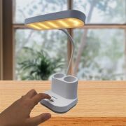 BUFFER® Kalemlikli USBli Dokunmatik 3 Kademeli 360 Derece Özel Göz Korumalı led Lityum Masa Lambası