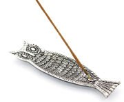 Metal Kayık Baykuş Tasarımı Tütsülük Model 1