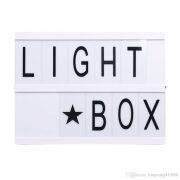 BUFFER® Sinematik Lightbox Dekorasyon Aydınlatma Aksesuarları (A5 Boyut)