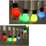 BUFFER® Dekoratif Minik Top 40 Ledli Dekoratif Dolama Led Işık (RGB)