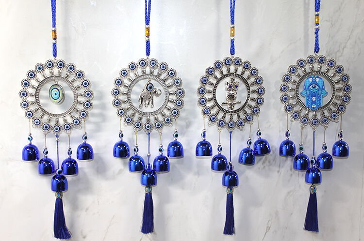 Metal Nazar Boncuğu Çan Model 5