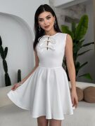 Perp Fiyonk Detaylı Elbise