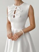 Perp Fiyonk Detaylı Elbise