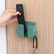 BUFFER® Duvar Tipi Yapışkanlı Kablo Tutuculu Telefon,Kumanda Tutucu Plastik Aparat