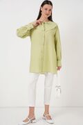 Bebe Yaka Uzun Tunik 5967 - E.Yeşil
