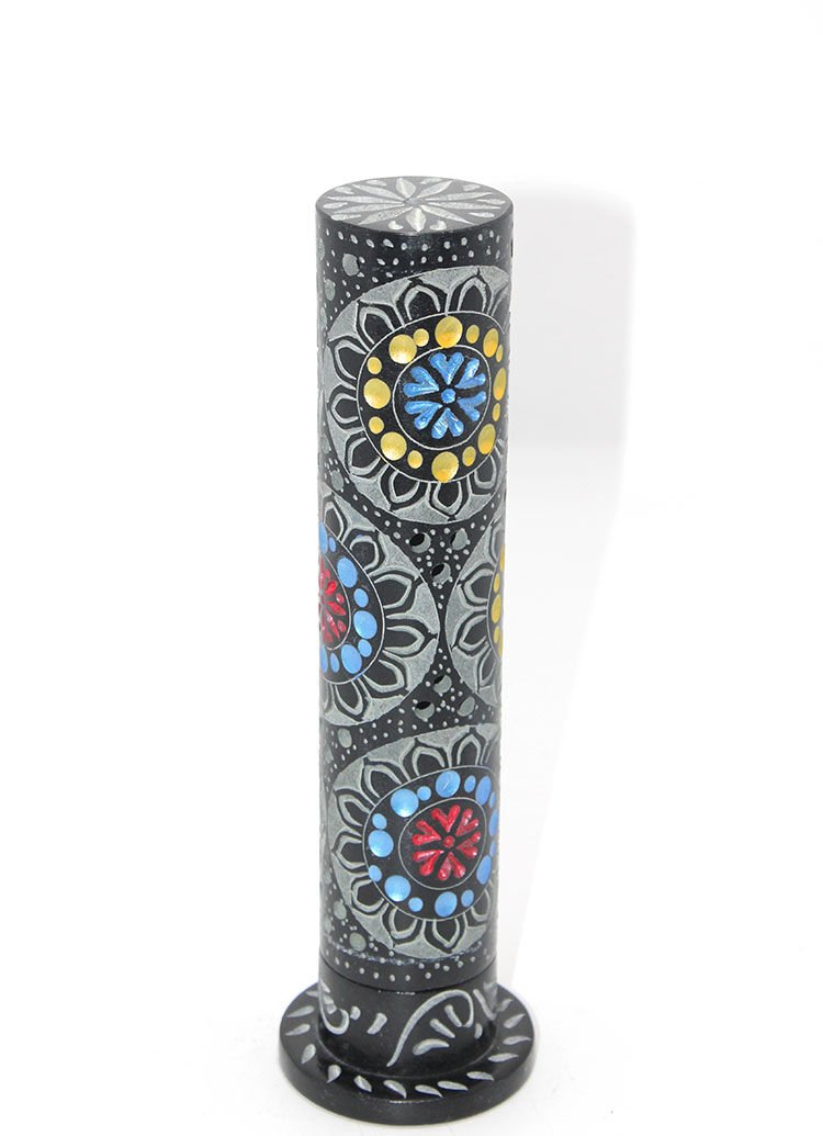 Obsidian Taşı İşlemeli Kule Tütsülük Model 6