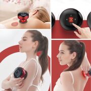 BUFFER® 12 Kademeli Sıcaklık Emişli Bardak Çekme Terapisi, Vakumlu Masaj Aleti,Terapi Cihazı Gua Sha-Masaj Cihazı