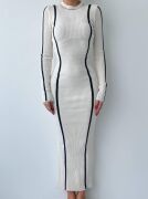 Ribbon Triko Elbise