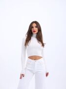 42231 TRİKO BALIKÇI KAZAK-EKRU