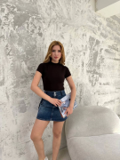 Kısa Kol Badi Bluz - Siyah