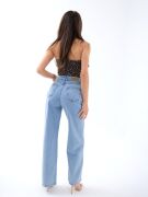 7415 KOT PANTOLON-AÇIK MAVİ