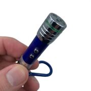BUFFER®  3 Fonksiyonlu Kırmızı Beyaz Işıklı Led Lazer Kedi Köpek Oyuncak Anahtarlık
