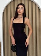 Wense Sırt Dekolteli Elbise