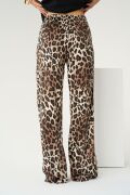 Lastikli Pantolon - Leopar