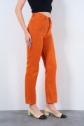 Strong Düz Pantolon - Oranj