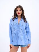 7034 GÖMLEK-KOYU MAVİ