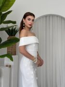Cası Straplez  Elbise