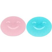 BUFFER® Silikon Fırçalı Banyo Masaj Matı ve  Ayaklar için Topuk Masaj Paspası
