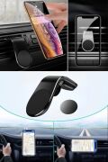 BUFFER ® Havalanndırma Izgarasına Takılabilen Mandallı Mıknatıslı Oto Araç Içi Manyetik Telefon Tutucu