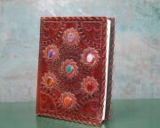 Taşlı Deri Defter Model 10