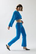 Oversize Triko Bluz Pantolon Takım