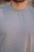 Erkek Oversize Bisiklet Yaka Kısa Kollu T-shirt