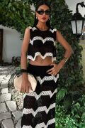 Shayna Ajurlu Crop Takım 9825